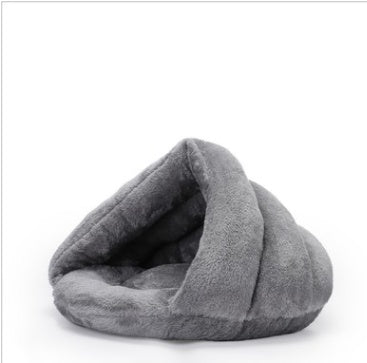 Nid pour Chien en Velours Arctic Triangle - Lit Chaleureux