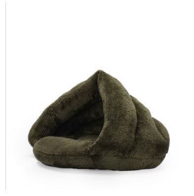 Nid pour Chien en Velours Arctic Triangle - Lit Chaleureux