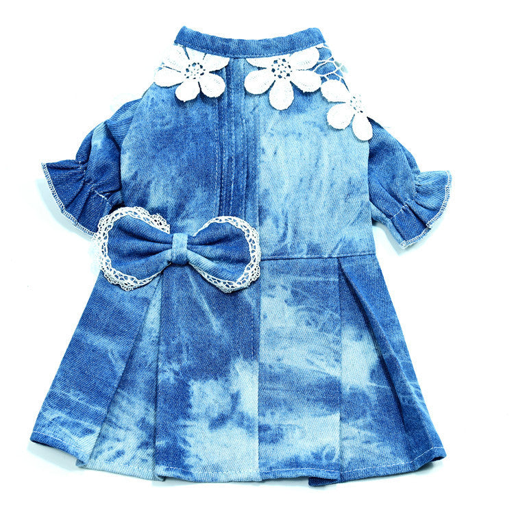 Jupe en Denim Respirant pour Animaux