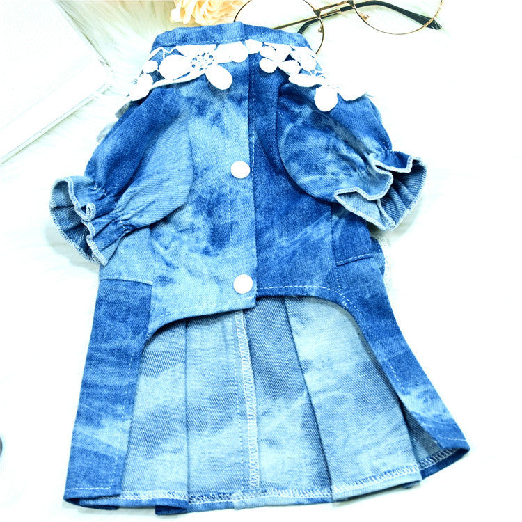 Jupe en Denim Respirant pour Animaux