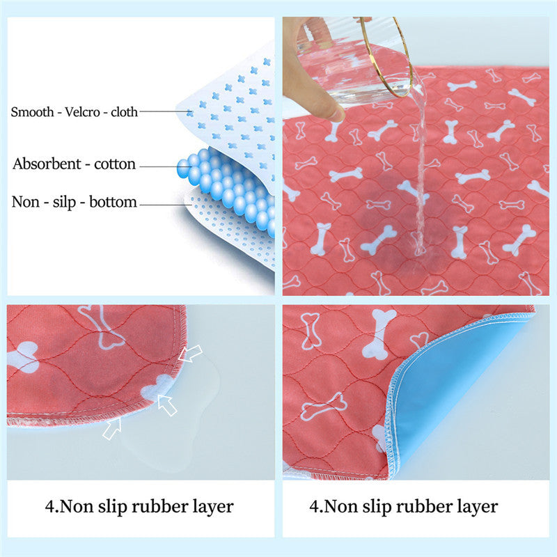 Couches Lavables en PVC pour Animaux de Compagnie