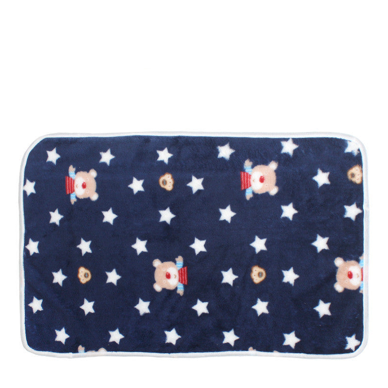 Couverture Quatre Saisons Coussin de Chenil en Fausse Laine Corail