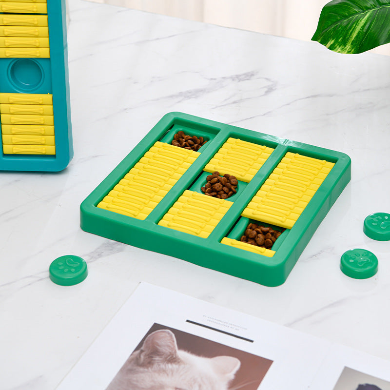 Jouet Éducatif Interactif pour Chien avec Distributeur de Nourriture