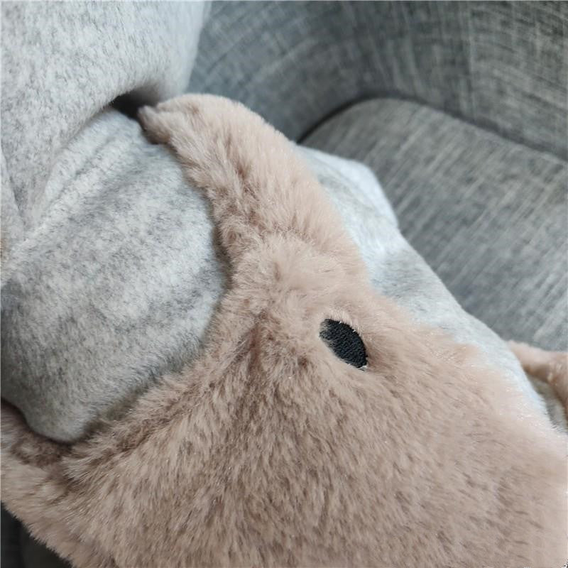 Robe en Peluche Princesse Lapin pour Toutes Saisons