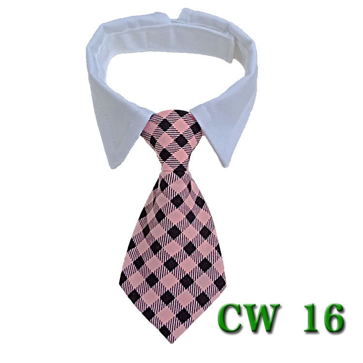 Nœud papillon élégant pour chien en rose et noir, parfait pour toutes les occasions avec un look chic.