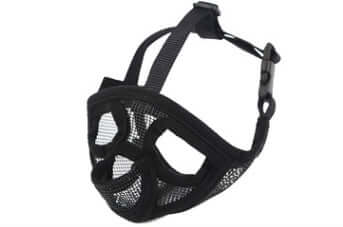 Collier anti-eau et anti-alimentation en nylon noir pour animaux, idéal pour le bien-être de votre compagnon.