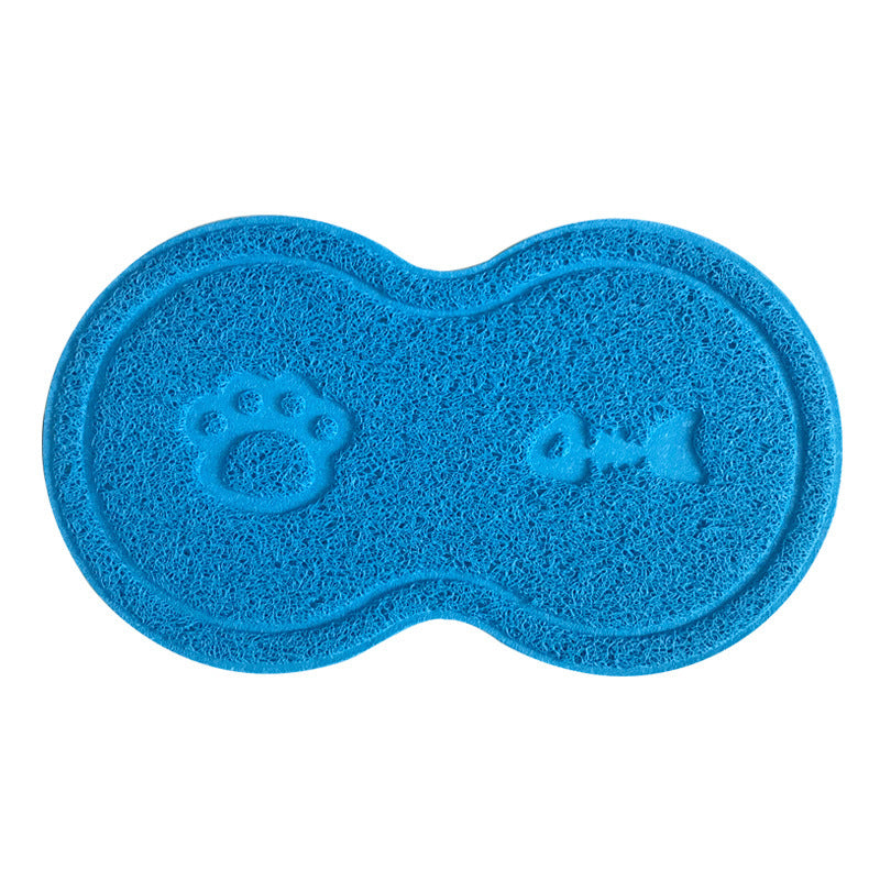 Tapis en PVC pour Litière de Chat - Gris