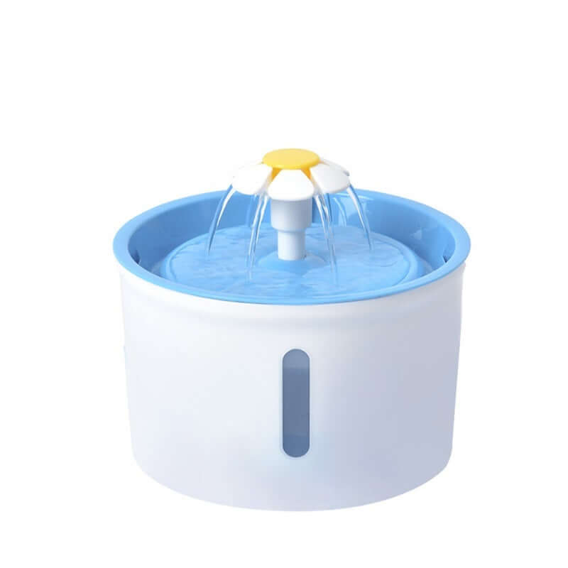 Fontaine à eau automatique pour chiens et chats, design moderne, eau fraîche et propre.