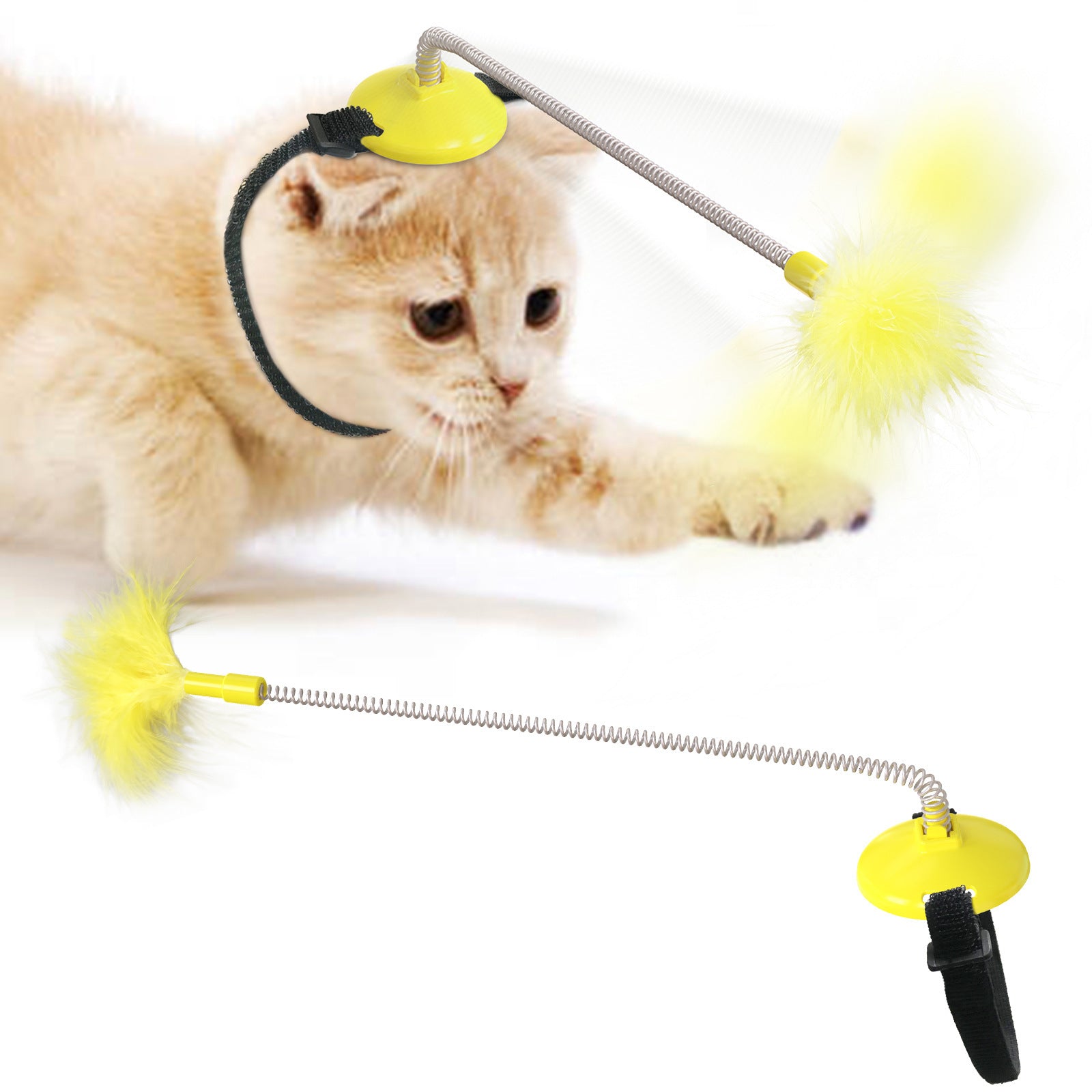 Bâton en Plumes Amusant pour Chats