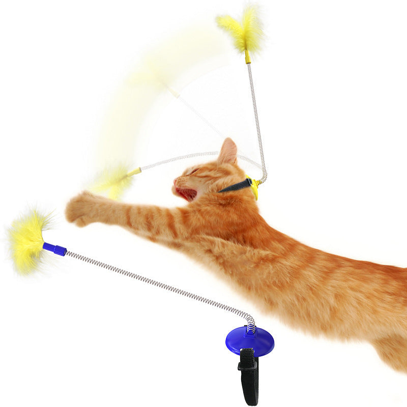 Bâton en Plumes Amusant pour Chats