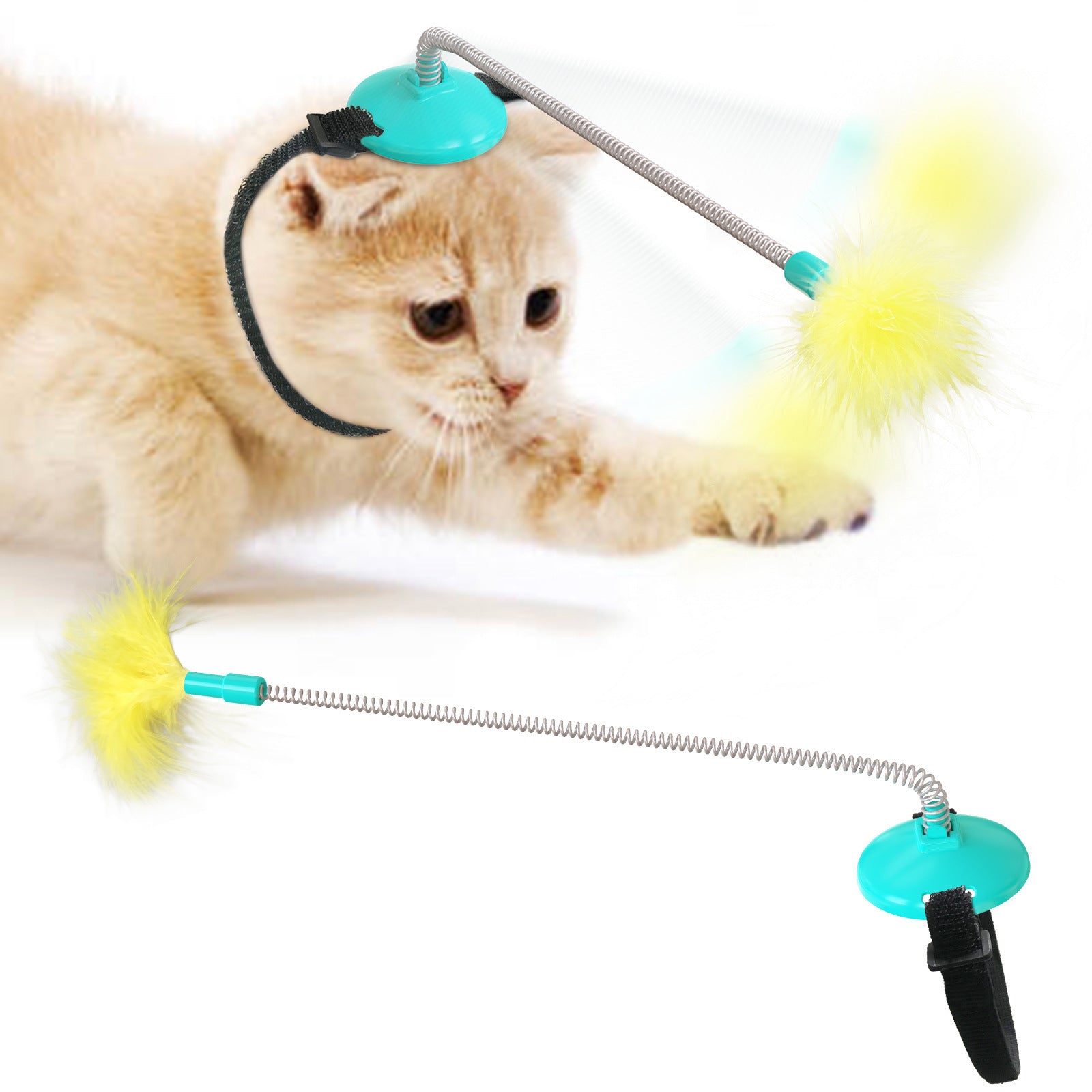 Bâton en Plumes Amusant pour Chats