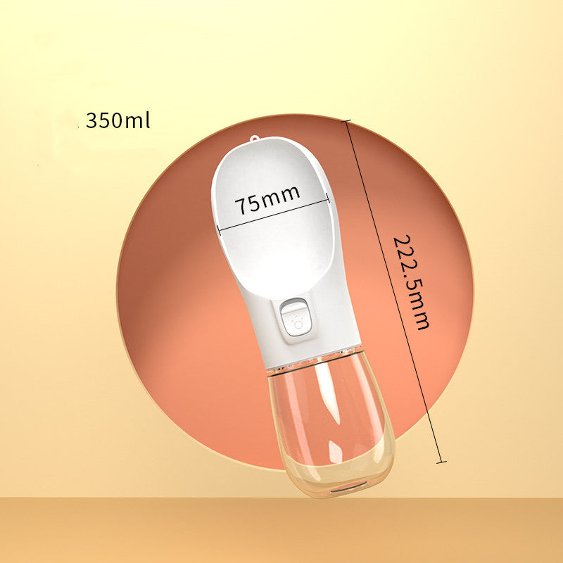 Gobelet d'Eau Portable pour Chiens de 350ml, pratique pour les promenades avec votre chien