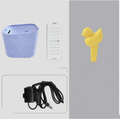 Distributeur d'eau automatique pour chats avec accessoires, pompe, et filtre pour une hydratation optimale.