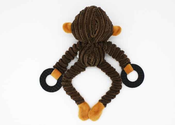 Jouet en Peluche Sonore pour Animaux en Trois Couleurs