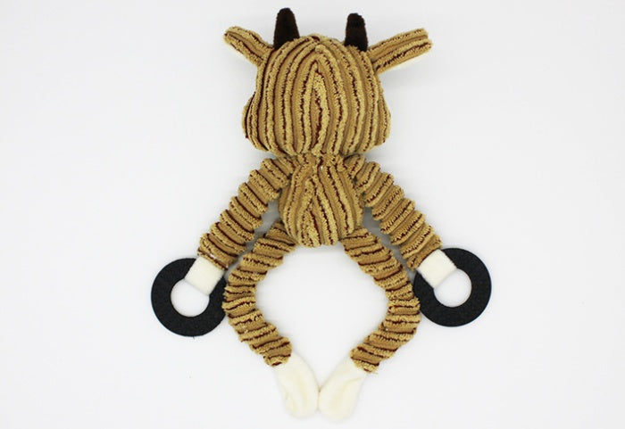 Jouet en Peluche Sonore pour Animaux en Trois Couleurs