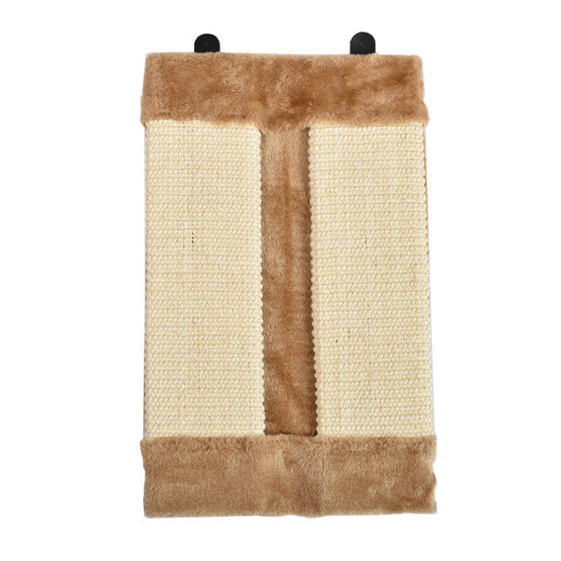 Planche à gratter pour chats en sisal, surface douce et résistante, protège les meubles et offre un espace de jeu.