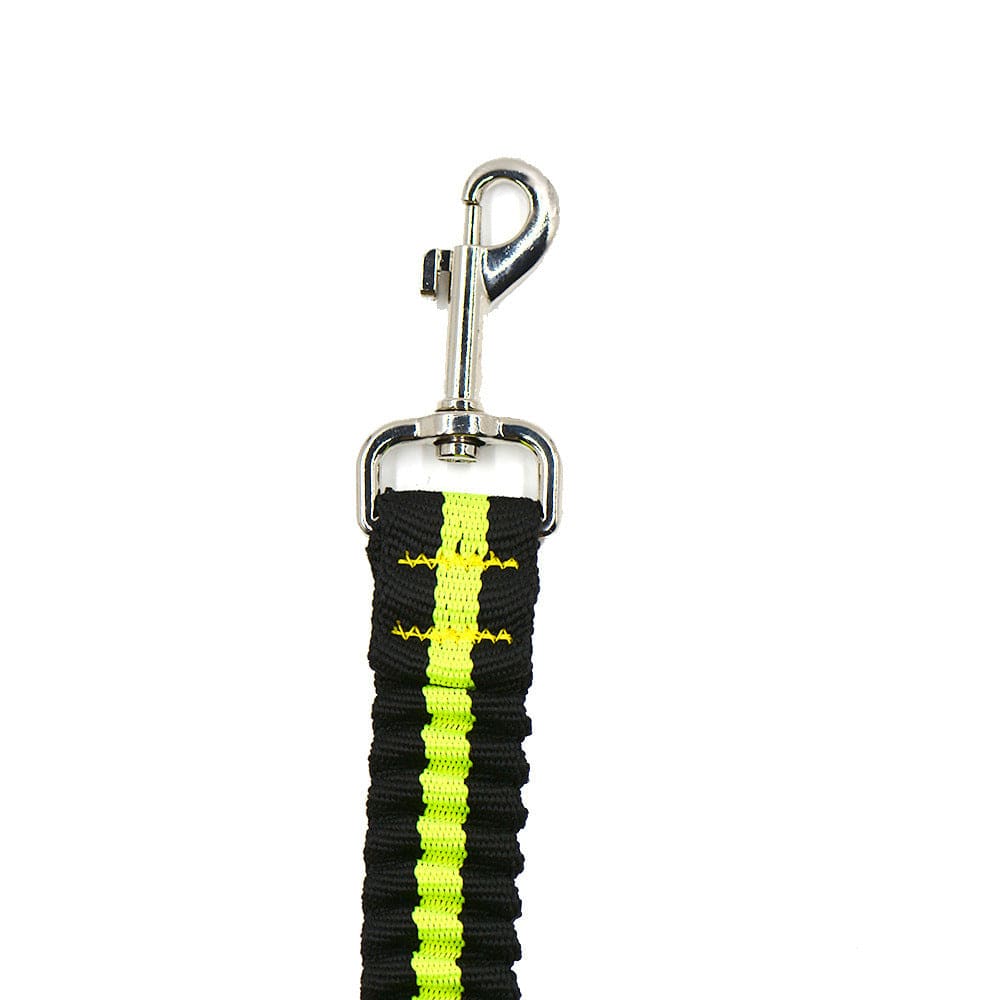 Laisse ajustable pour chien en nylon avec fixations robustes et design ergonomique, idéale pour les promenades.
