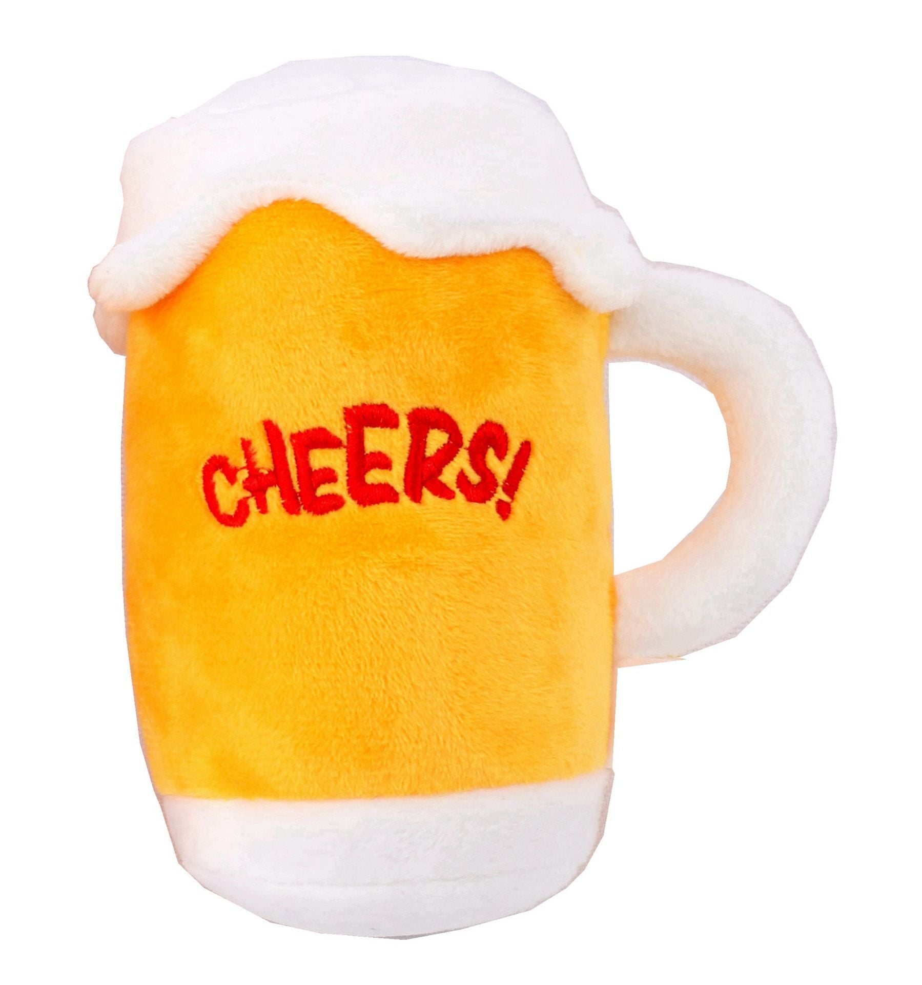 Jouet en Peluche Bouteille de Bière pour Chien