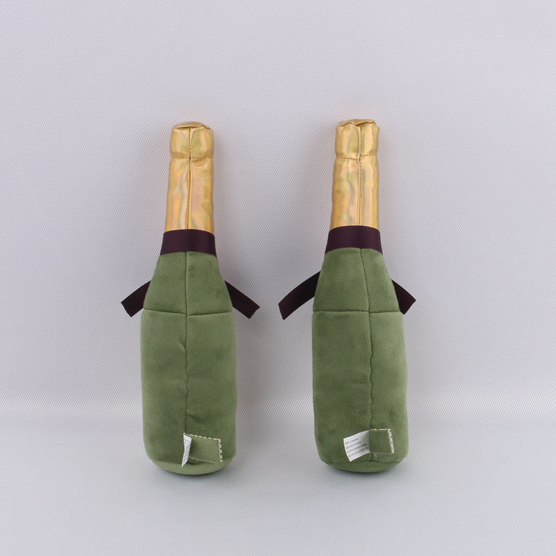 Jouet en Peluche Bouteille de Bière pour Chien