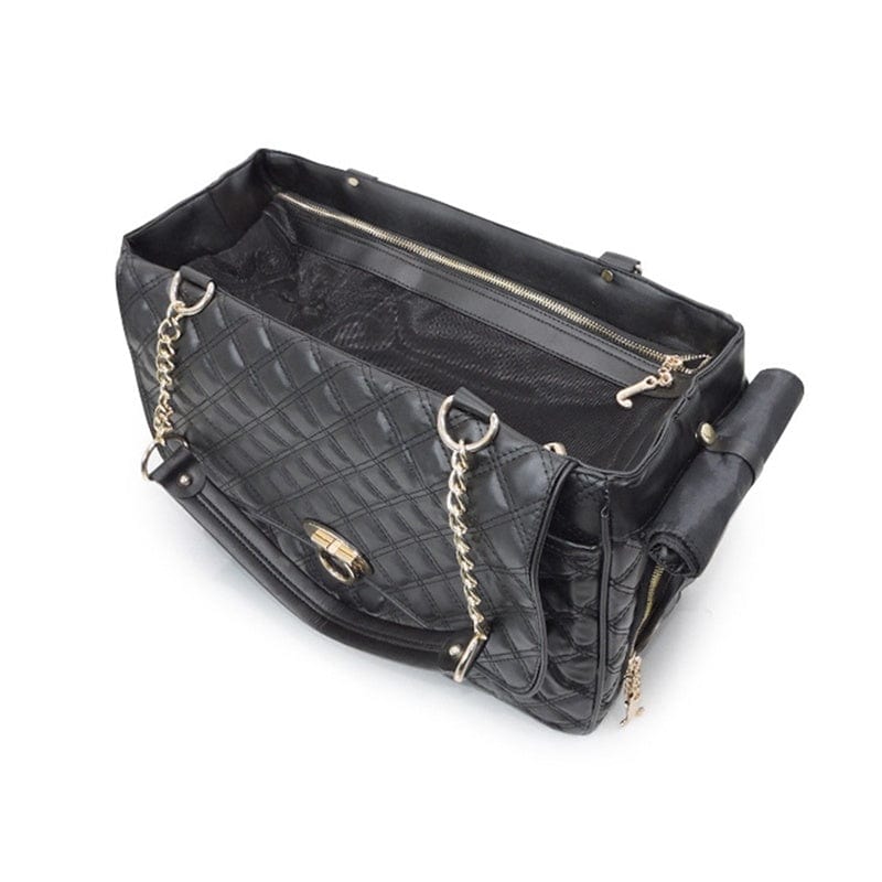 Sac à dos portable pour animaux de compagnie, en PVC, léger et robuste, avec poches pratiques.