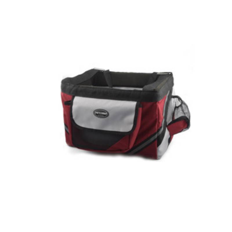 Sac de transport pour animaux de compagnie à vélo, léger et sûr, idéal pour chiens et chats jusqu'à 6 kg.