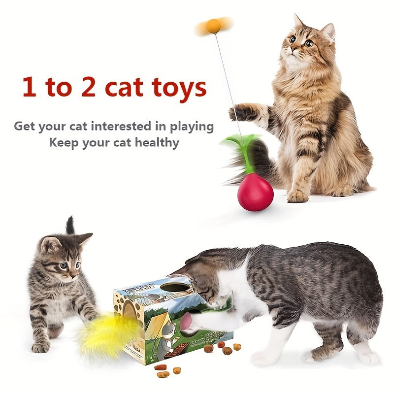 Jouet DIY pour Chats - Bâton en Forme de Navet