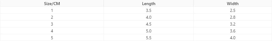 Table displaying sizes, lengths, and widths of pet boots in centimeters for dogs and cats.