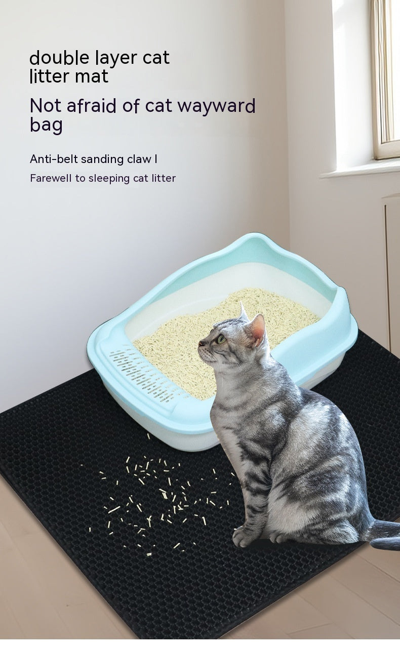 Tapis Antisplash pour Chat en EVA - Mat Anti-sable
