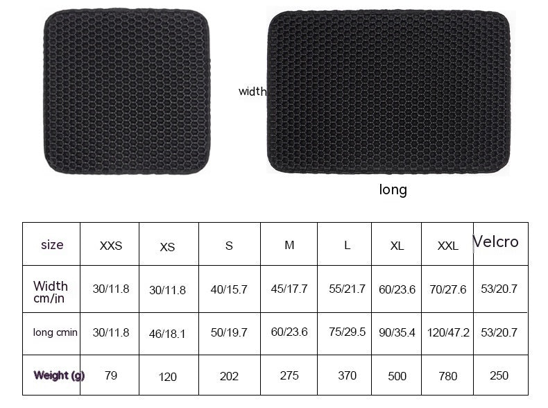 Tapis Antisplash pour Chat en EVA - Mat Anti-sable