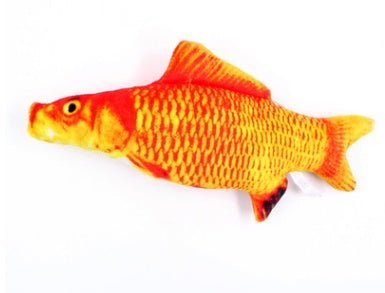 Jouet en Peluche Poisson en Herbe à Chat