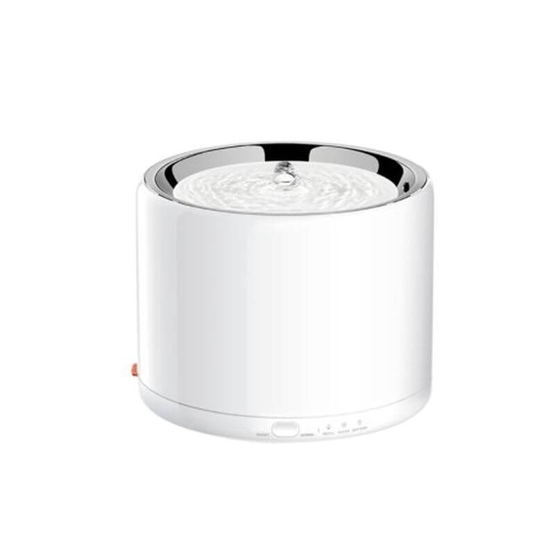 Distributeur d'eau pour animaux en acier inoxydable, design moderne et fonctionnel pour une hydratation constante.