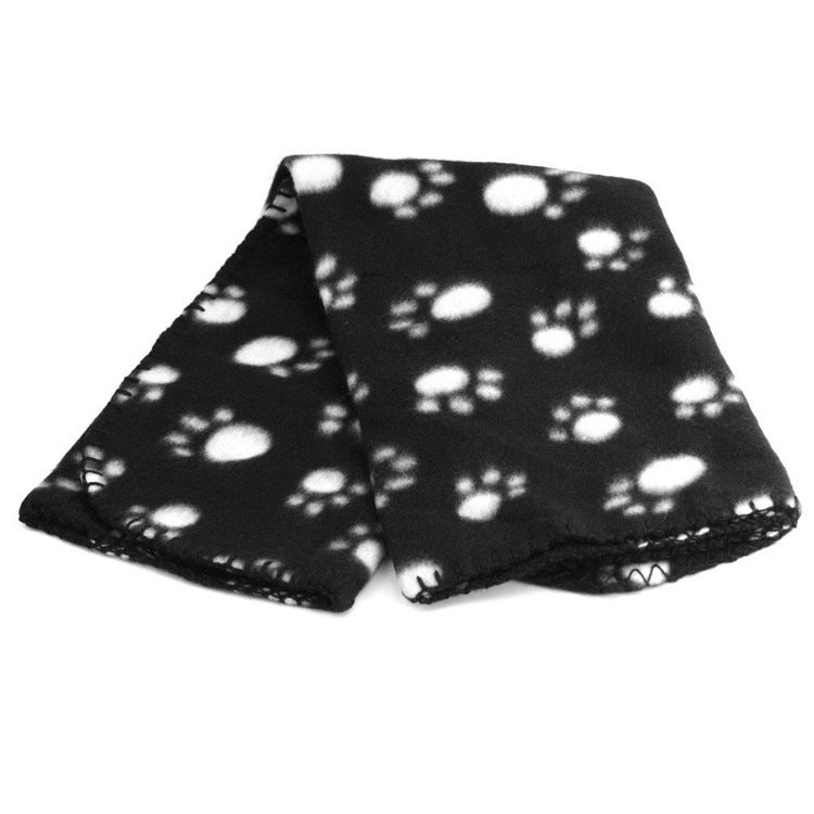 Tapis super doux pour chien avec empreintes de pattes