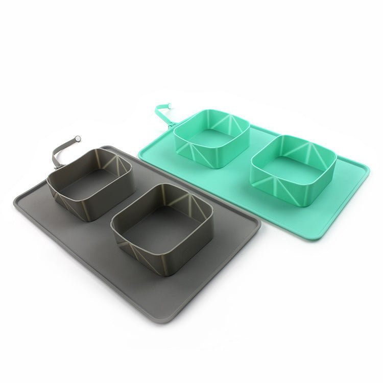 Bol Pliable en Silicone pour Animaux de Compagnie