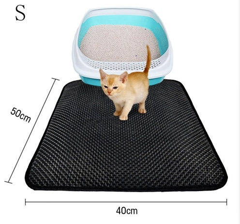 Tapis Litter Double Couche pour Chats - Mat Trapping