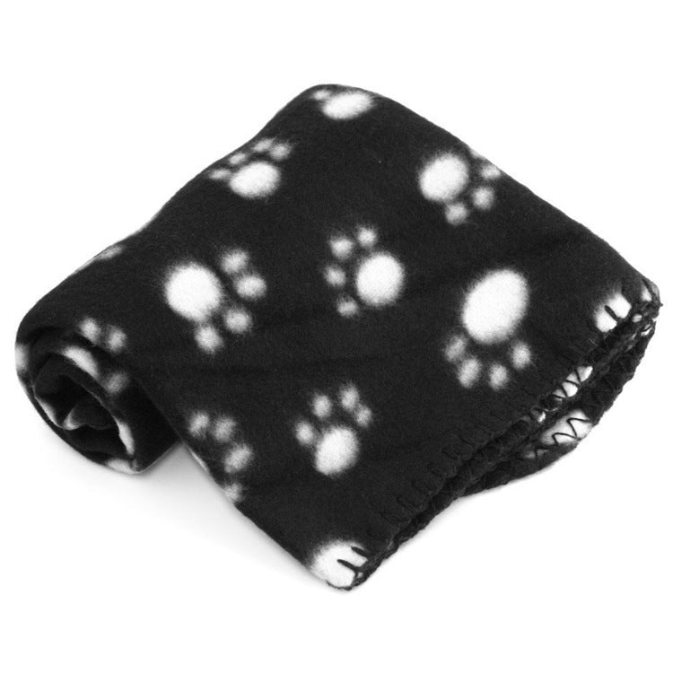 Tapis super doux pour chien avec empreintes de pattes