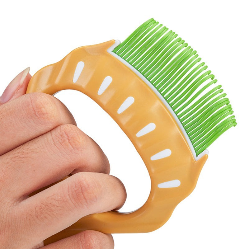 Brosse de Toilettage en Forme de Coquillage pour Animaux