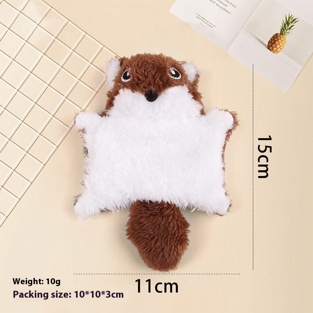 Jouet de Chat Écureuil Volant en Peluche avec Bruit