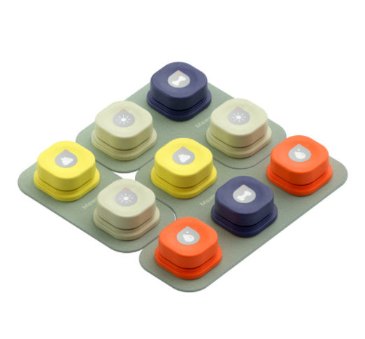 Bouton de Communication pour Animaux - 4 Couleurs