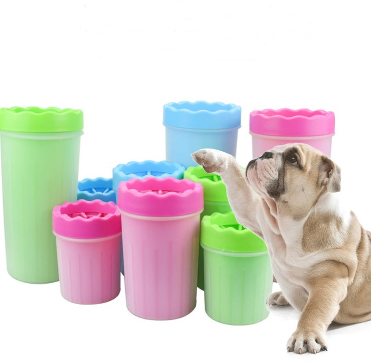 Gobelet Lavage Pattes Chien en Silicone
