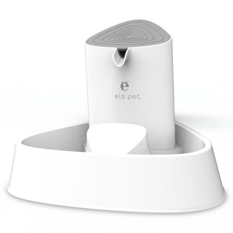 Distributeur d'eau pour chiens et chats, accessoire pour animaux, design moderne et pratique en résine PP.