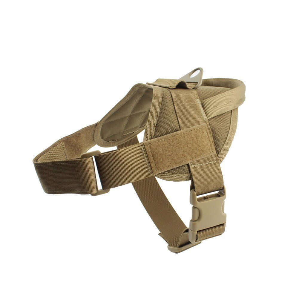 Gilet de combat tactique pour chien, léger et robuste, idéal pour l'entraînement et les aventures en plein air.