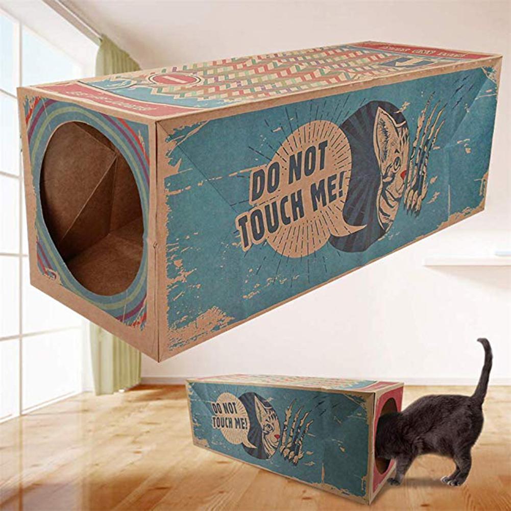 Tunnel pour Chats en Papier Kraft Peekaboo