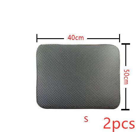 Tapis Litter Double Couche pour Chats - Mat Trapping
