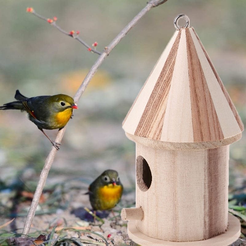Nid d'Oiseau en Bois pour Extérieur