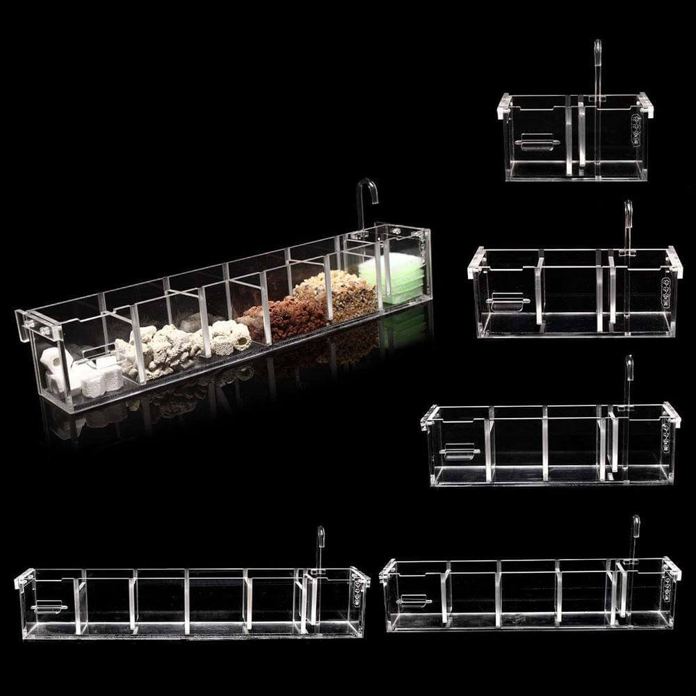 Boîte de Filtre Humide pour filtration efficace de l'huile et de l'eau dans un aquarium.