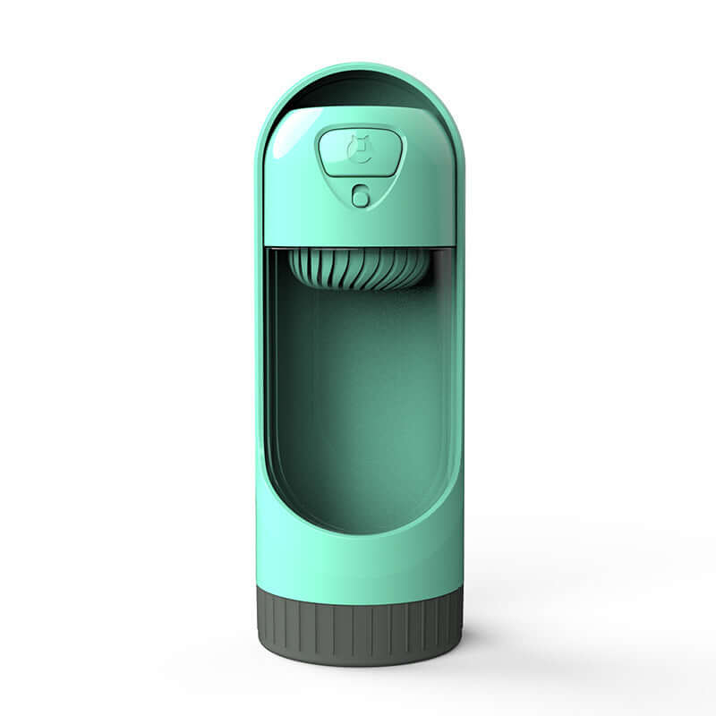 Distributeur d'eau automatique pour animaux en couleur turquoise, idéal pour fournir de l'eau propre aux petits animaux.