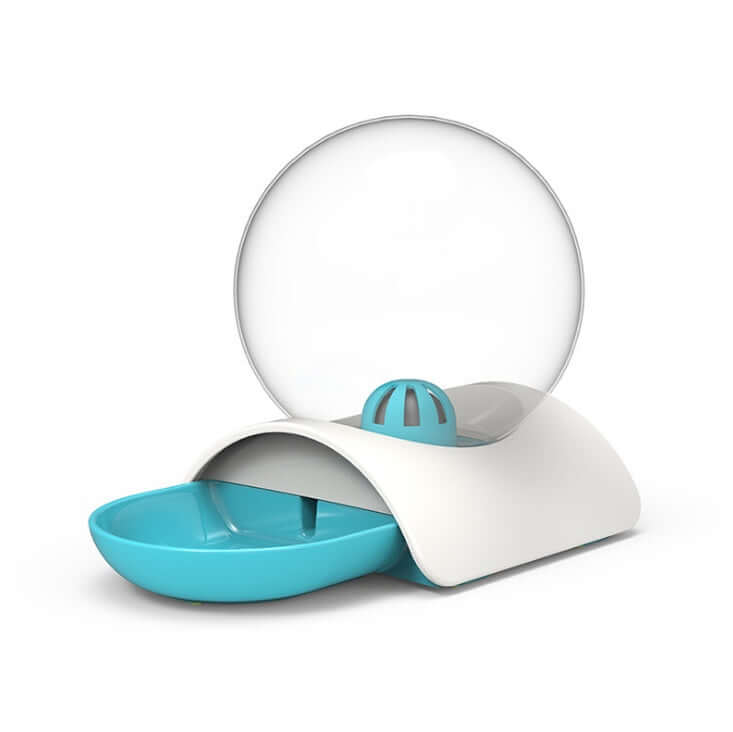 Fontaine à boire automatique pour animaux avec design compact, d'une capacité de 2.8L, pour eau fraîche et propre.