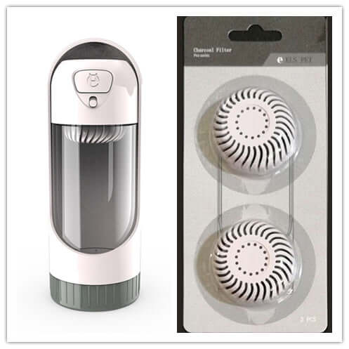 Distributeur d'eau automatique pour animaux avec filtres à charbon pour une eau toujours propre et fraîche.