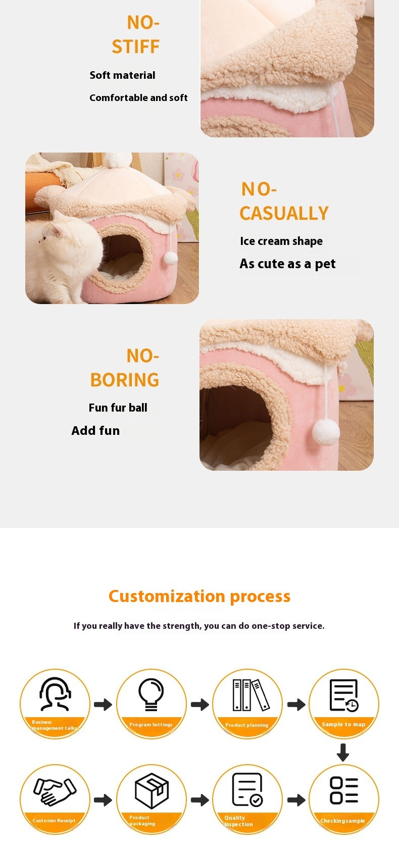 Nouveau Lit pour Animaux en Maison de Glace