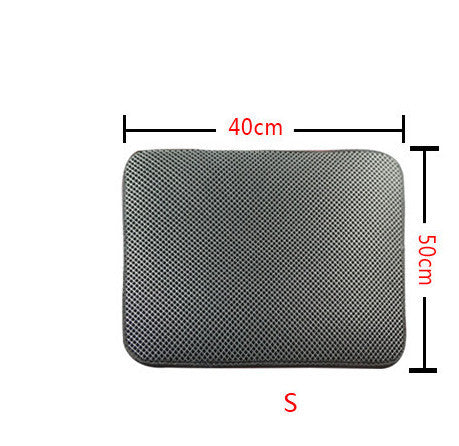 Tapis Litter Double Couche pour Chats - Mat Trapping